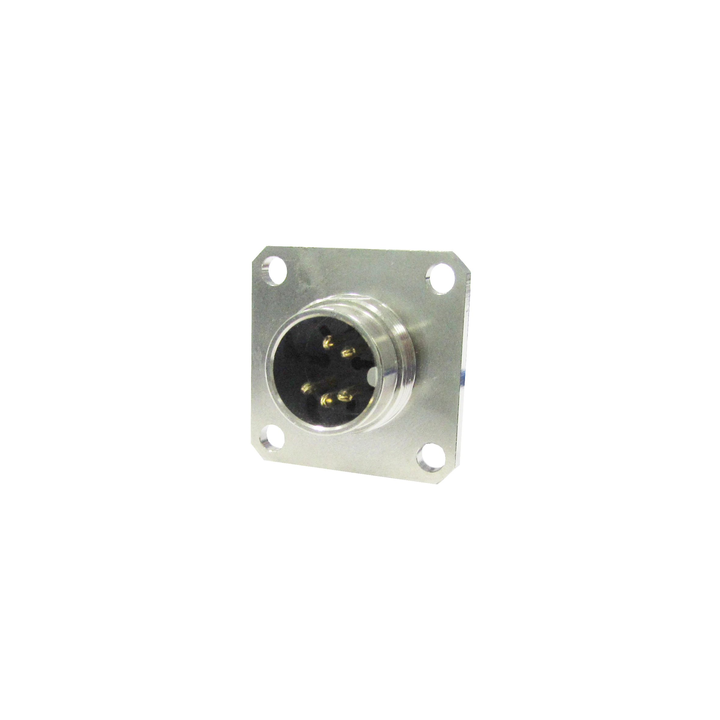 flange mount 8 pin din female din connector ret cable assembly
