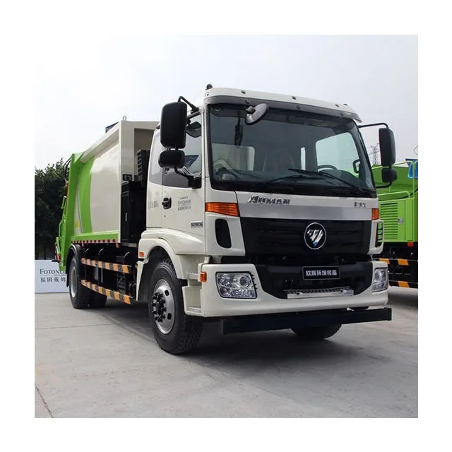 Foton 6cbm to 12cbm good prices  Refuse Compactor Garbage Truck Manufacturers