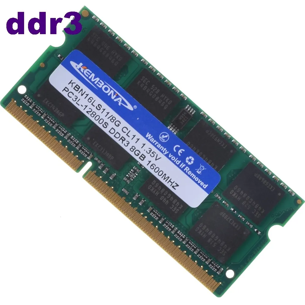 New Retail Pkg Laptop RAM Memory 8GB DDR3L SODIMM 1600MHZ sodimm ddr3l 8gb