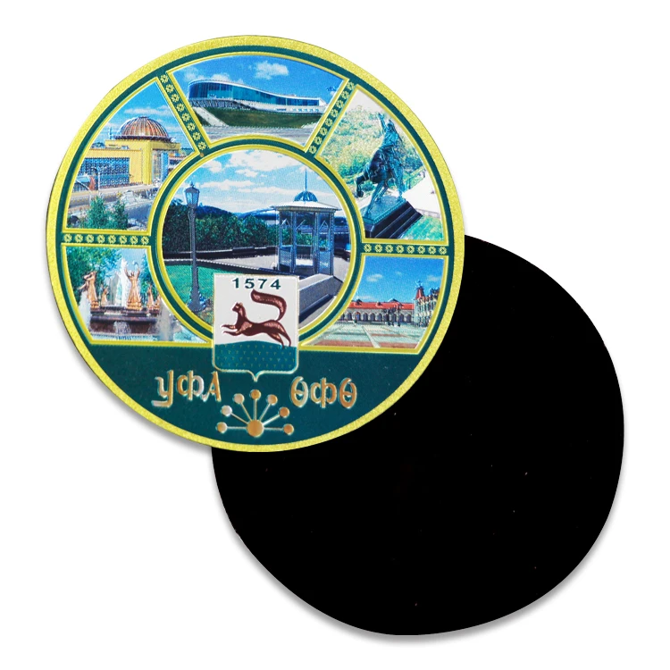 New Products Home Decoration Tourist Norway Gift Hungary 3d Foil Aluminium Fridge Magnet