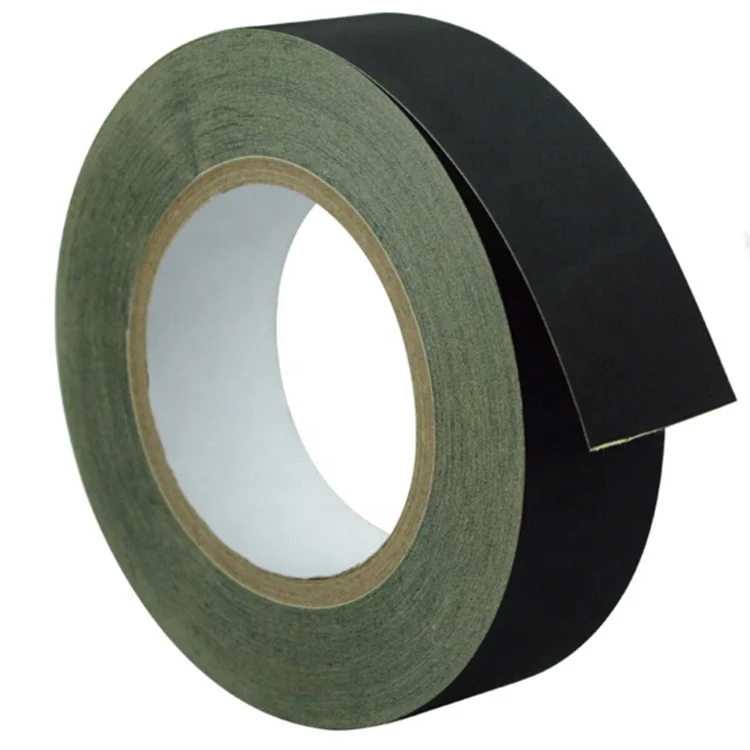 Высококлейкая черная ацетатная кислотная ткань gaffer лента уксусная изоляционная лента