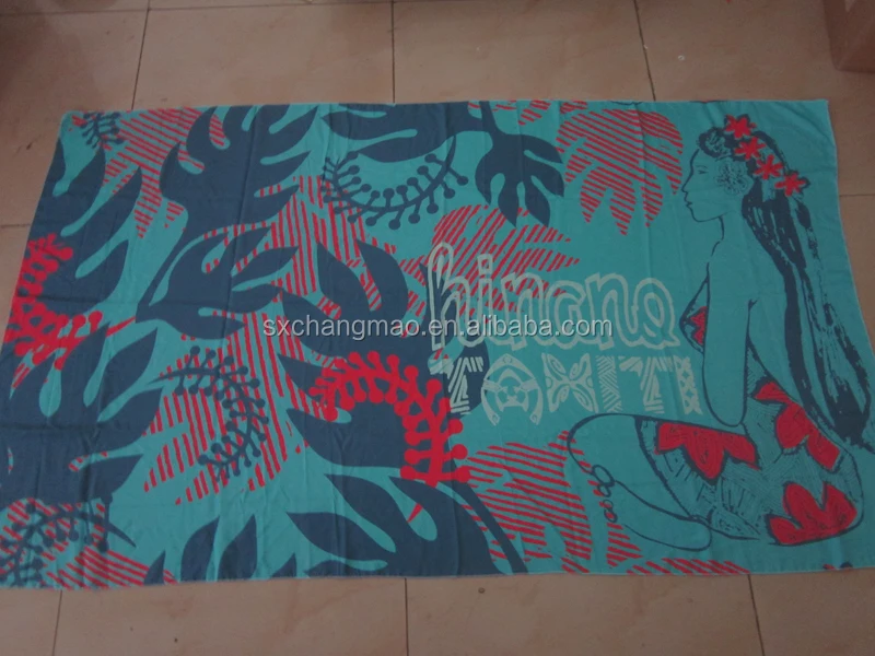 Район пляжа парео с пальмы