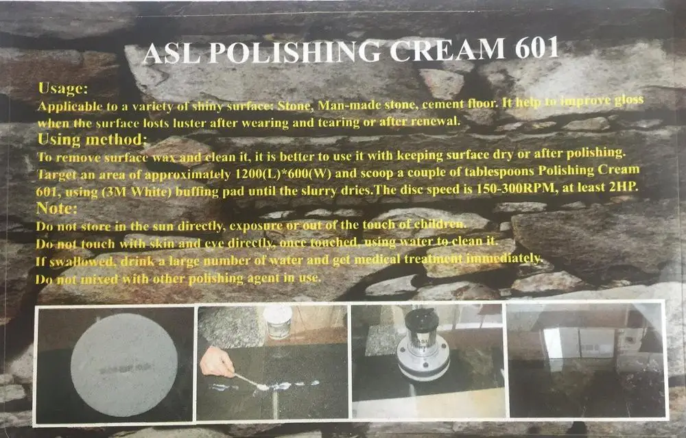 High Gloss Marble Polishing Compound 601