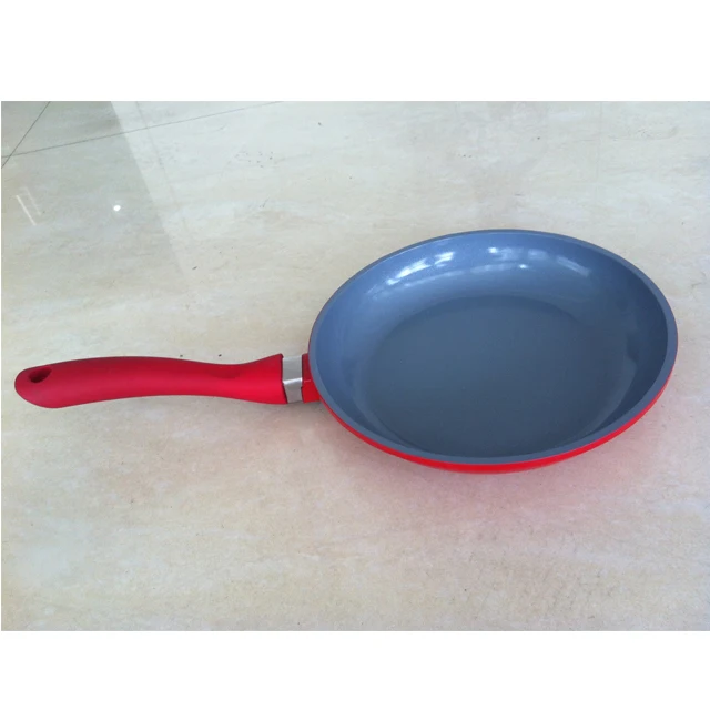 Aluminum clear glass frying pan