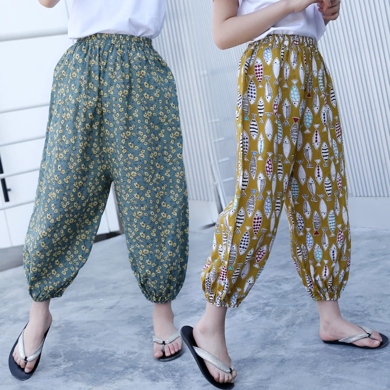 Alibaba China supplier loose and comfortable anti-mosquito pants for kids
