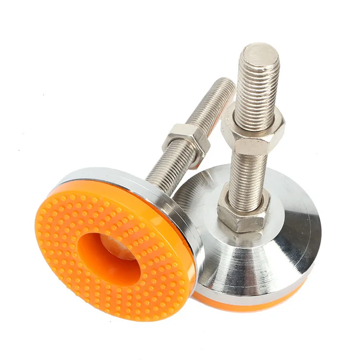 Swivel Adjustable Leg Leveler Feet Carbon Steel Self Leveling Feet