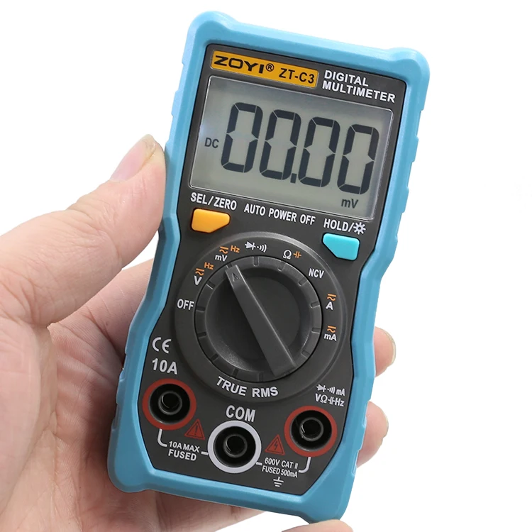 Motorcycle Repair Multi Tester ZOTEK Pocket Digital Multimeters