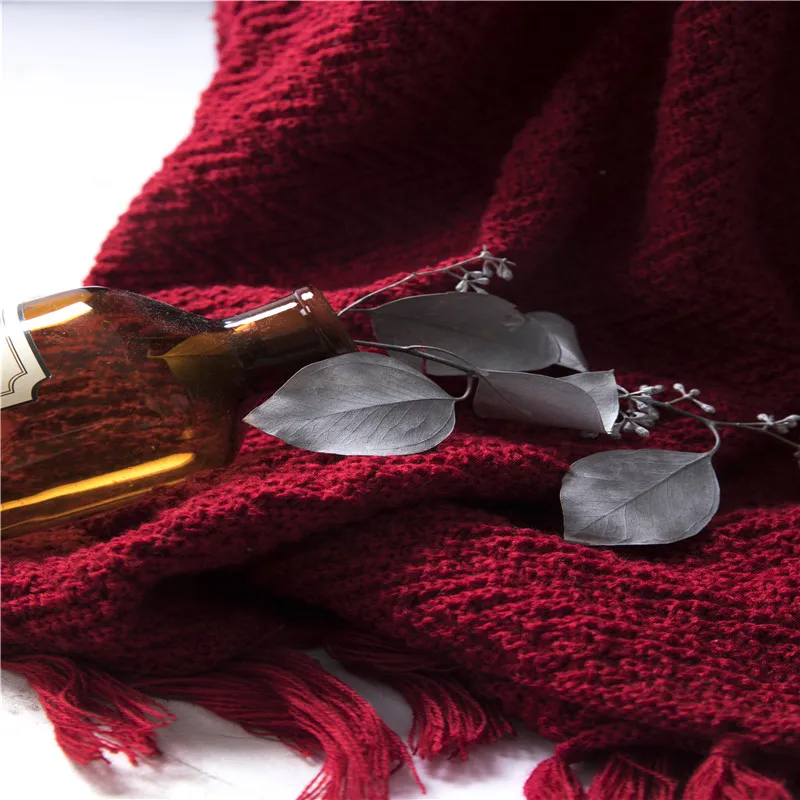 
Chinese manufacturer knitted pattern throw blanket for baby and children 