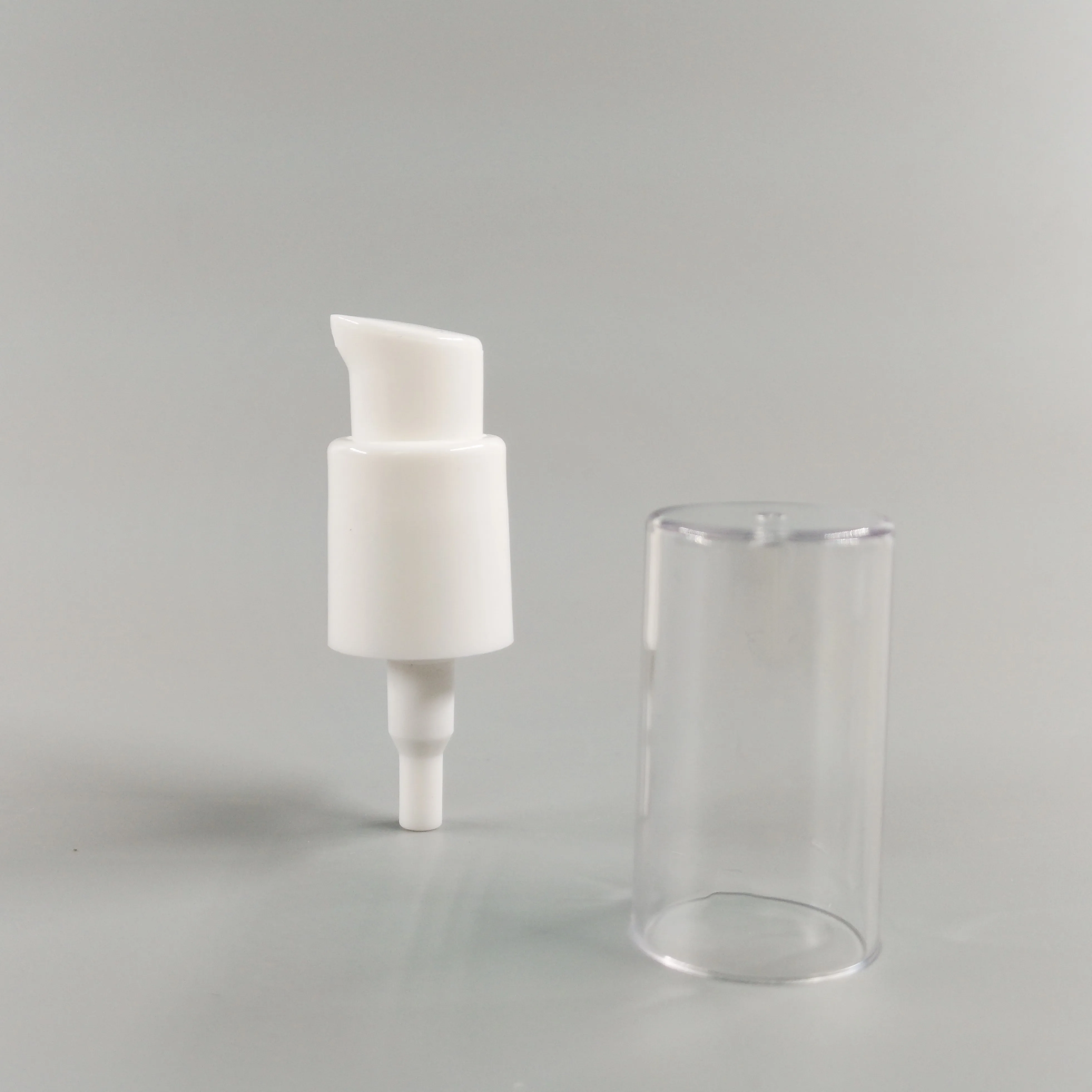 
Ningbo Yuyao Wholesale 18/410 Plastic Cosmetic Lotion Pump Cream Pump With AS FULL CAP 