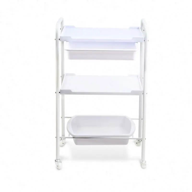 2019 hot sale professional portable salon cart trolley on wheels