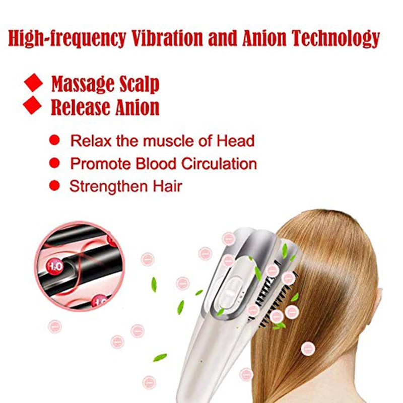 
Electric Light and Massage Therapy Hair Brush 
