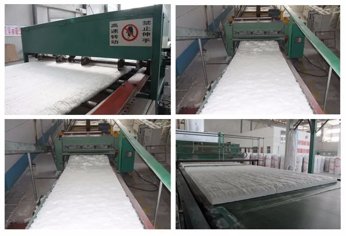 1260C Refractory Ceramic Fiber Blanket 7200X600X25mm 100kg/m3 6P Bag Packaging