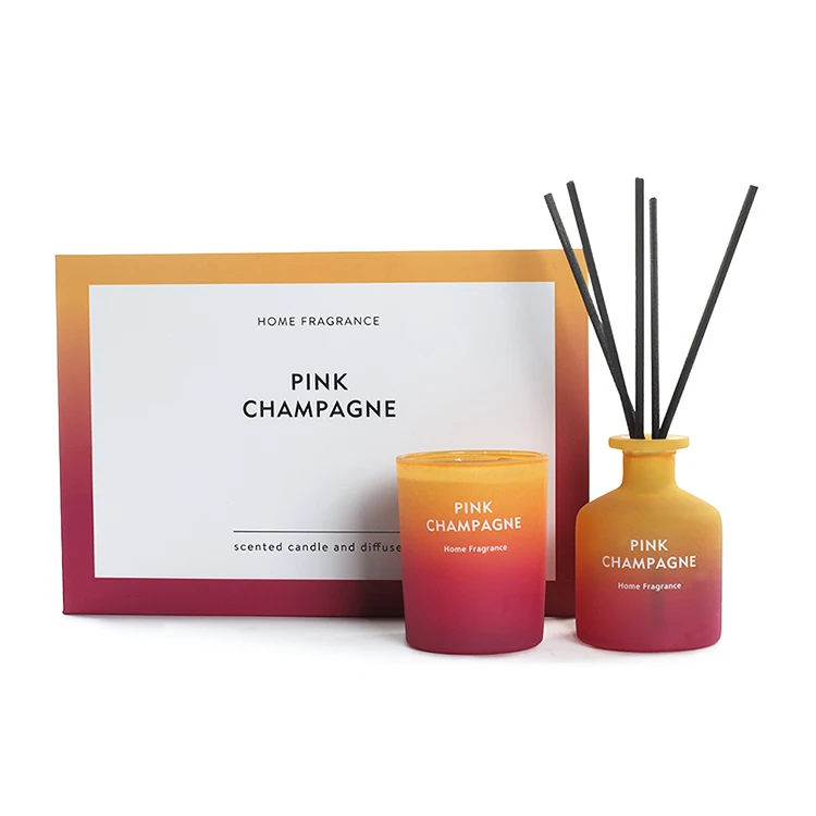 M&SENSE Wholesale Professional Manufacture Cheap Scented Candle and Reed Diffuser Gift Set