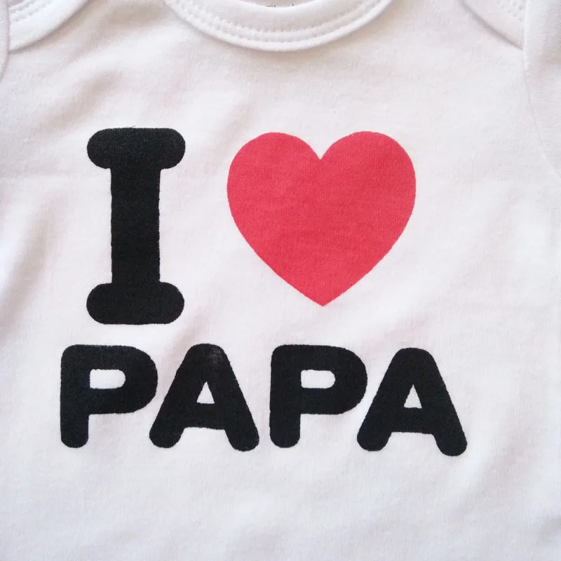 
Newborn baby twins clothes 100% cotton baby rompers bodysuits girls boys clothes 2 piece i love mama papa ropa de bebe onesie 