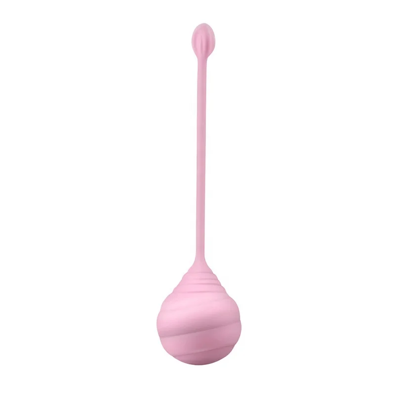 
Hot sell purple and pink sex product love smart balls for woman Medical Soft Silicone sex toy kegel ball for woman 