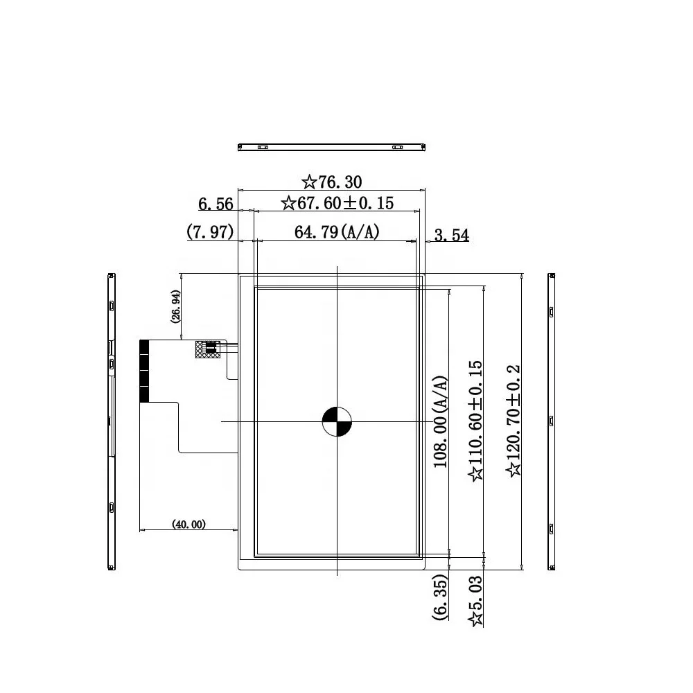
Hot Sales 5inch 800x480 industry lcd module display panel 