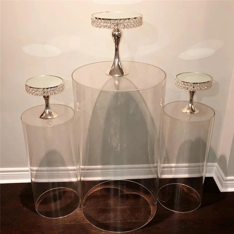 
2019 Manufacturer Customized Acrylic Display Plinths for Exhibitions Weddings 2019 Manufacturer Customized Acrylic Display Plinths for Exhibitions Weddings