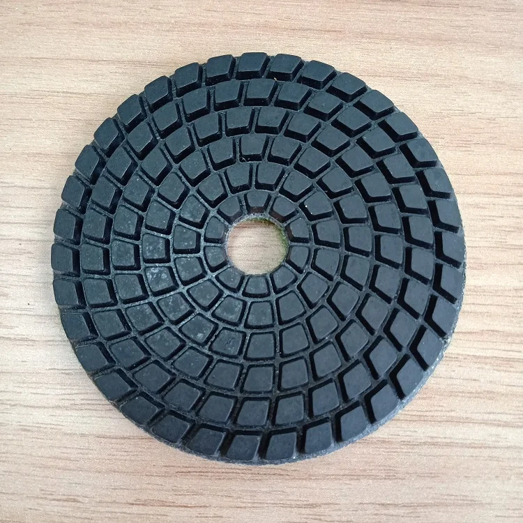 100mm Wet diamond polishing pad High Efficiency new marble polishing pad