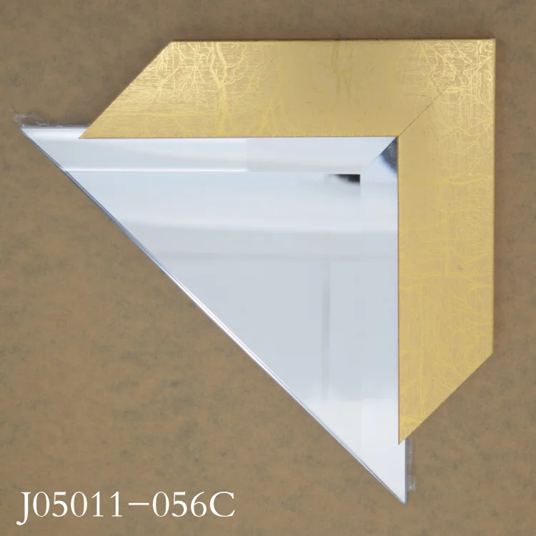 Оптовая цена домашнее декоративное настенное зеркало золотого цвета с плоской