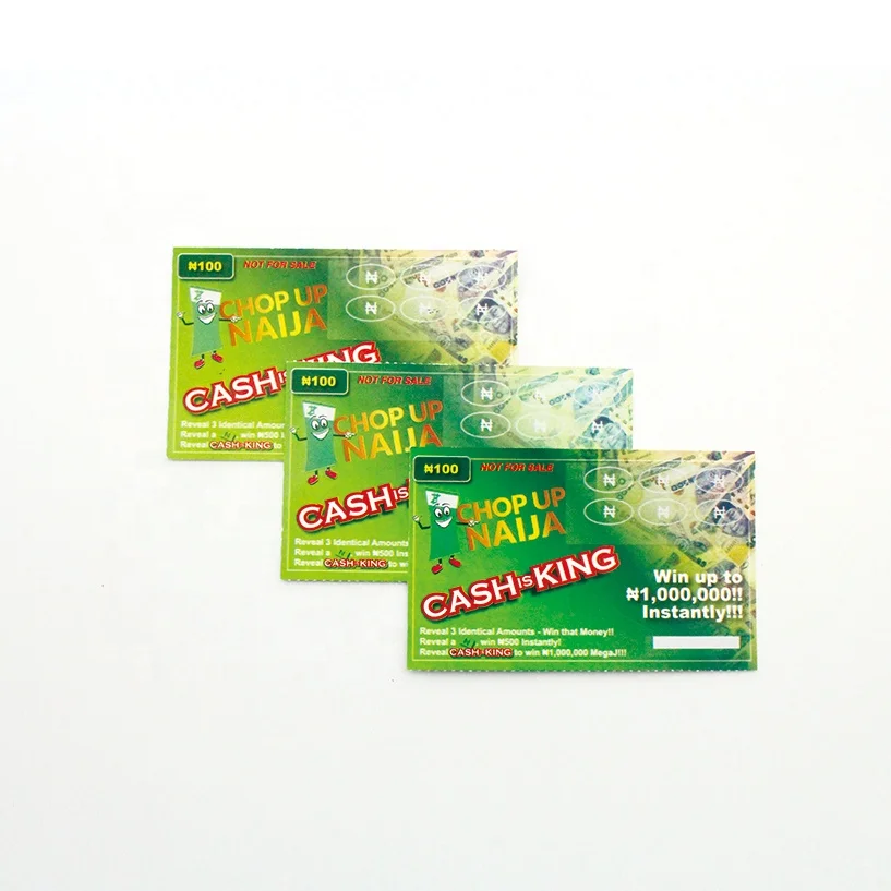 
Custom paper&PVC scratch card for mobile phones 