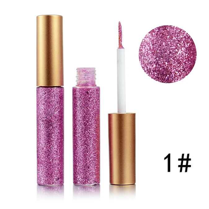 
Liquid glitter eye liner waterproof gel eyeliner custom logo eyeliner liquid glitter eyeliner private label 