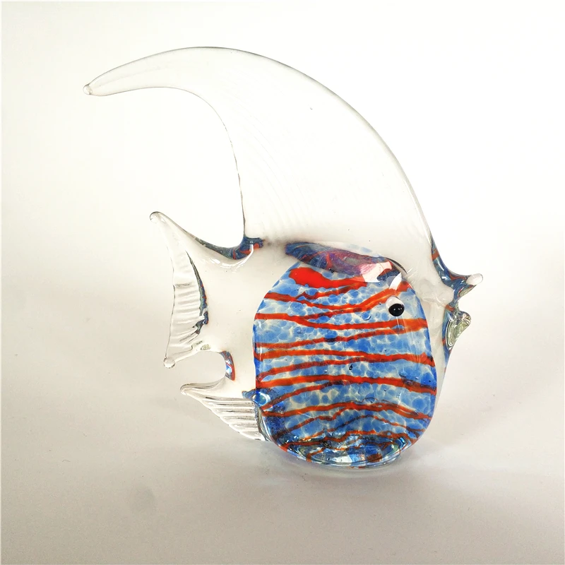 
BIG SALE fancy murano glass tropical fish sculpture 