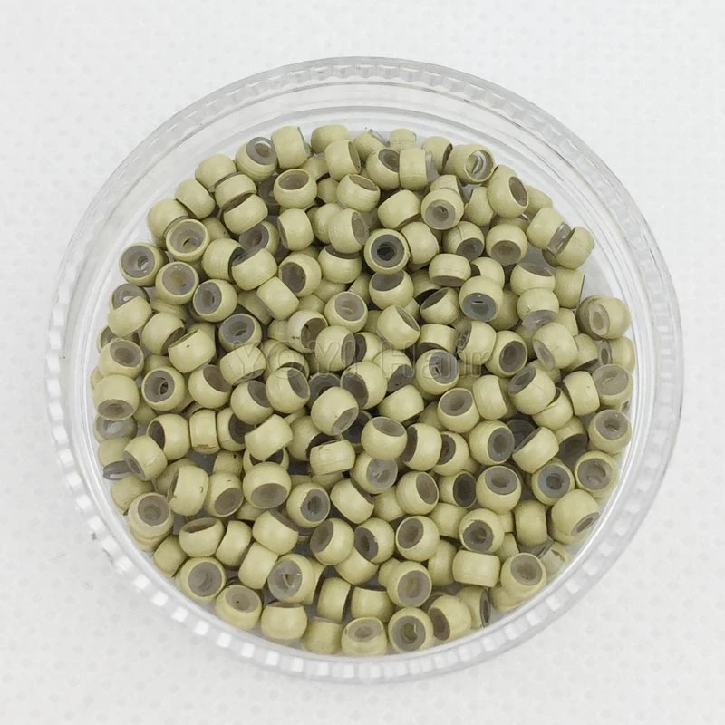 Colorfast new Micro beads 3mm Silicon nano rings for keratin hair extension
