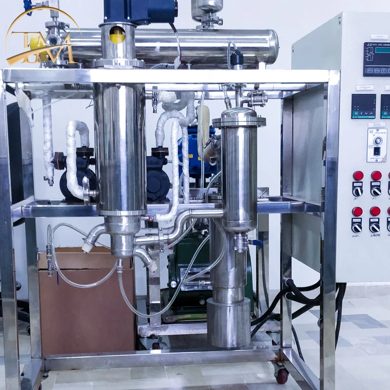 High Efficient Molecular Distillation Factory supply extraction machine thin film evaporator