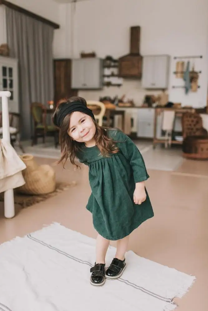 
CONICE NINI adorable pink baby outfit organic cotton girl dress dropshipping clothing 