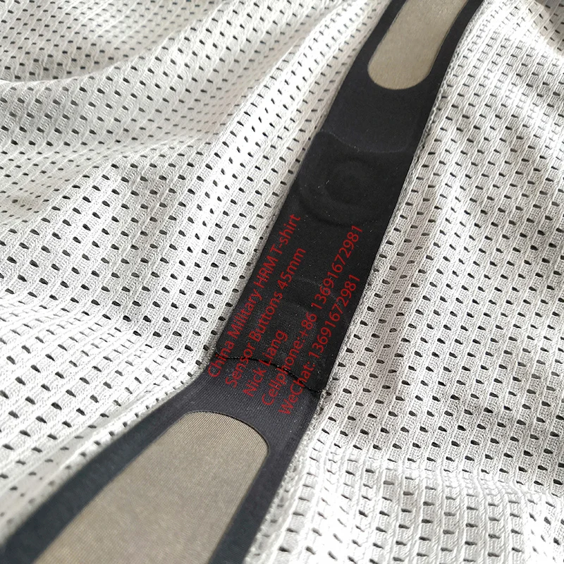 
Customized OEM high quality Smart Sports heart rate monitor T-Shirt (HRM sensor not included) 