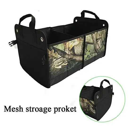 Big Ant Car Trunk Organizer Durable Collapsible Cargo Storage Trunk Organizer with Straps to Prevent Sliding-Best for SUV, Truck