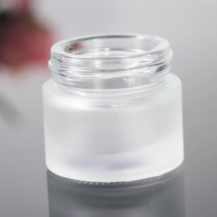 Frosted glass cream bottle 10g-50g mask glass bottle cosmetic bottle