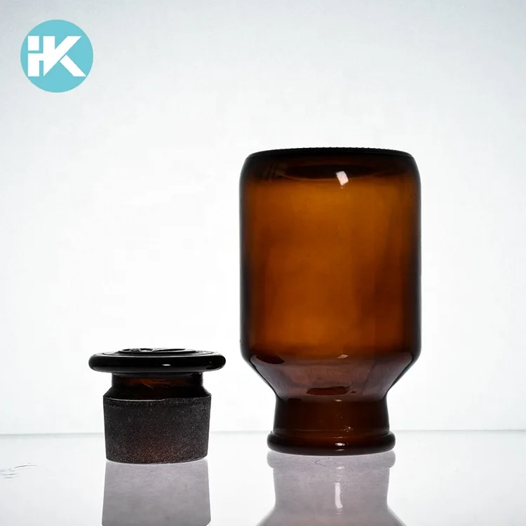 Huke лабораторные пробирки Боро 3,3 Янтарное стекло широкий рот коричневый реагент бутылка