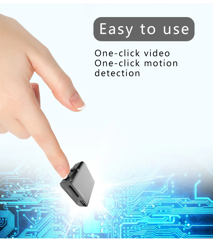 XD mini DV ip camera hd 1080P HD night vision ir cut motion detection mini spy hidden camera
