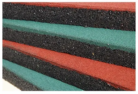 50MM High Quality Rubber Mat For Playground Outdoor Safety Rubber Floor Tiles Mats