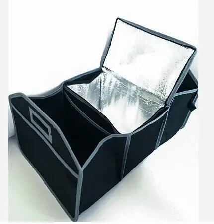
fully collapsible and portable folding car boot organizer trunk organizer 