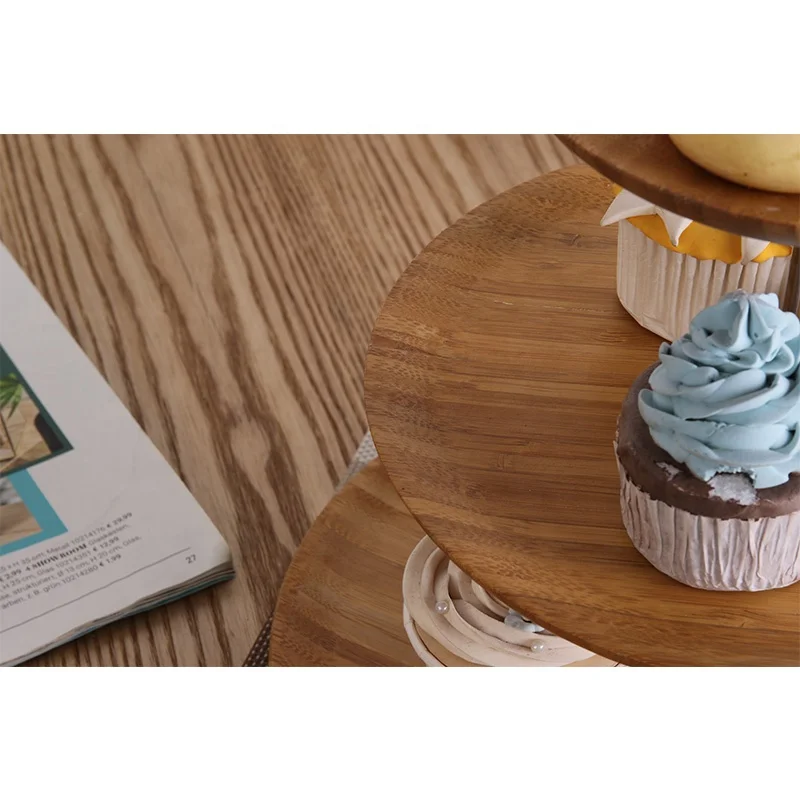 luxury rectangle three tier suspended wooden wholesale wedding cake stand fittings large 3 layer 3 tier afternoon tea cake stand