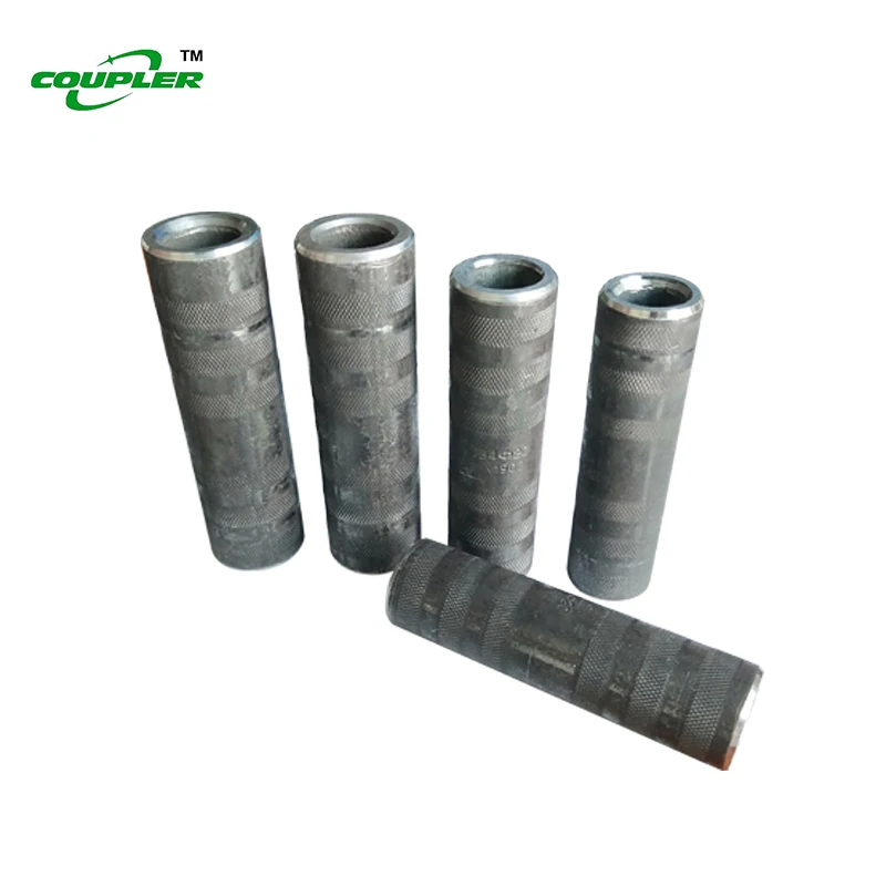 Cold extrusion press crimping rebar sleeve coupler