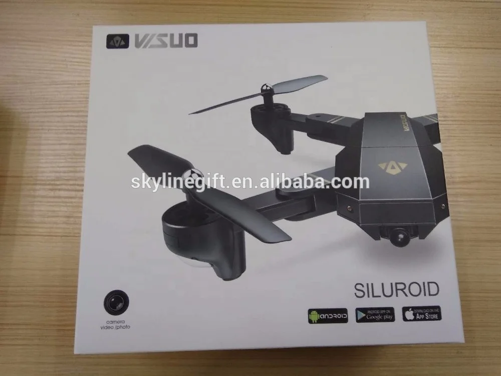 Складной мини-Дрон для селфи Visuo XS809W XS809HW с Wi-Fi FPV камерой 0,3 Мп или 2 МП