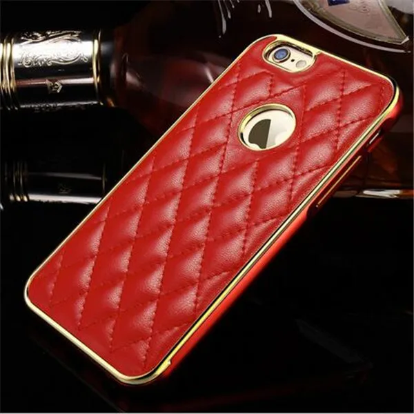 Оптовая продажа кожаный чехол для iPhone 6, металлическая крышка для iPhone 6 чехол роскоши, для iPhone 6 plus футляр из натуральной кожи