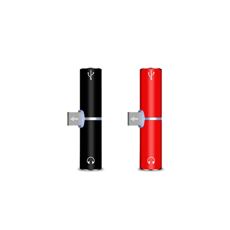 
Audio Charging Dual Adapter Splitter Cable Earphone AUX Cable Converter Adapter 