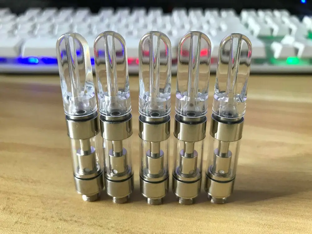 
USA hot selling 1.0ML pyrex glass 510 Thread Thick Oil Vape Cart full ceramic vape cartridge 