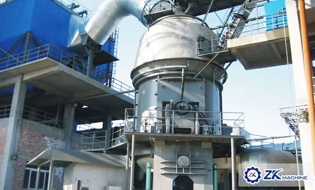 Complete Calcium Carbonate Powder Production Line With Vertical Mill