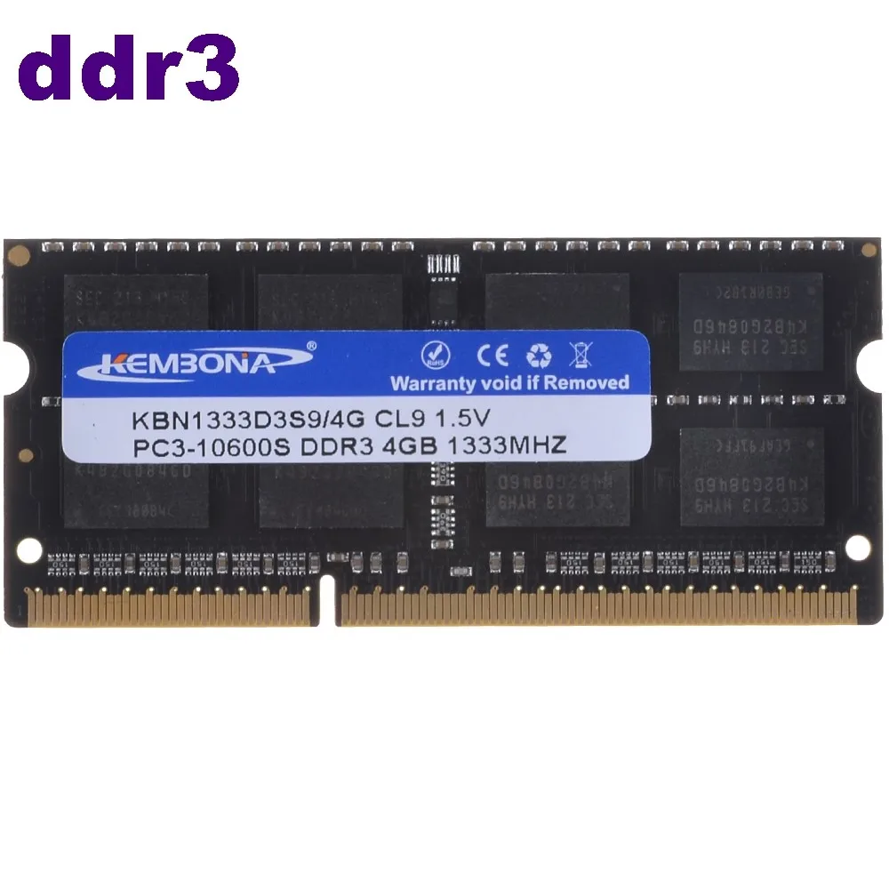 Original Chips ddr3 2gb 4gb 1600mhz laptop ram