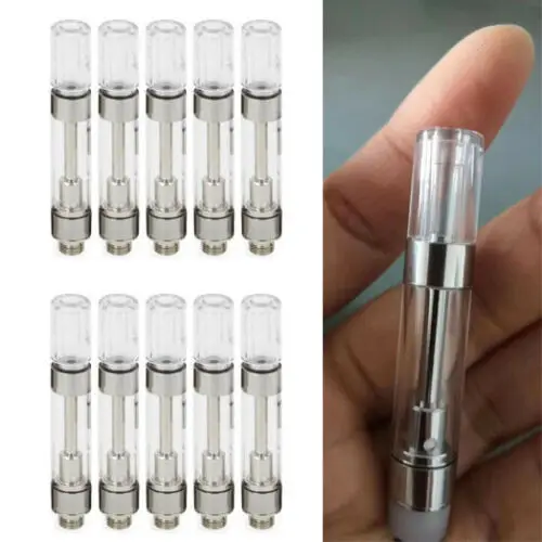 
USA hot selling 1.0ML pyrex glass 510 Thread Thick Oil Vape Cart full ceramic vape cartridge 