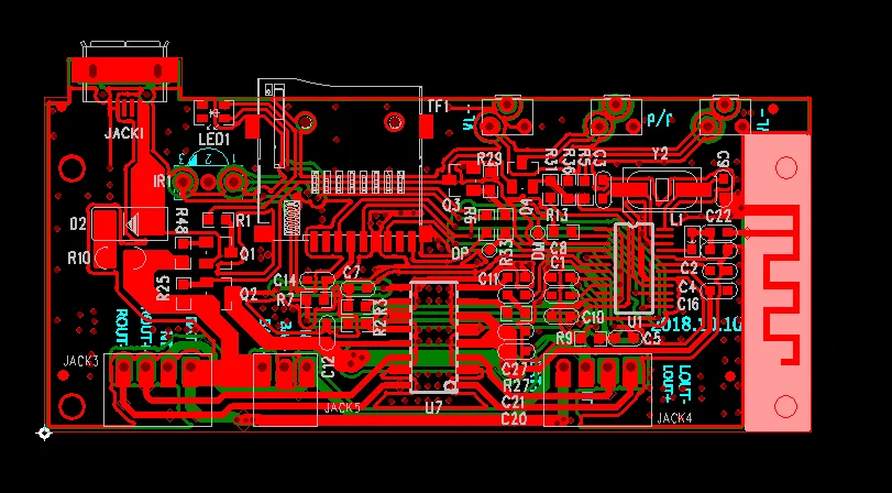Taidacent Audio Dual Channel Digital Speaker Tf Card MP3 Decoder Circuit 3.7V Voltage 4.2 Ble Amplifier Board 3w