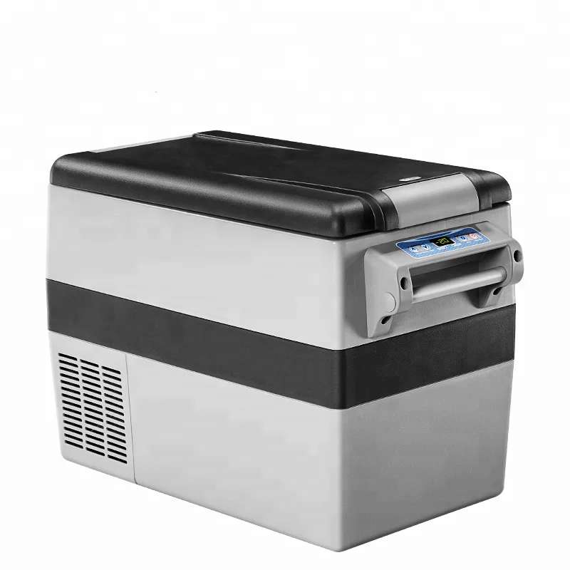42L ABS PP портативный компрессор автомобильный холодильник Пластиковые cooler DC 12/24 В 50 Вт