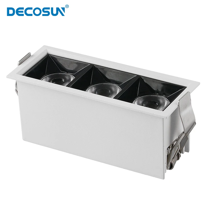 
Embedded aluminum batten lighting cut size l120 w43mm 630lm led cob linear light 9w 