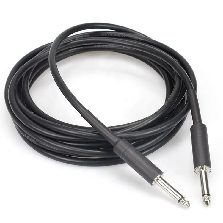 Соединительный кабель для электрогитары под прямым углом 3 м 6 м 10 м 6,35 мм