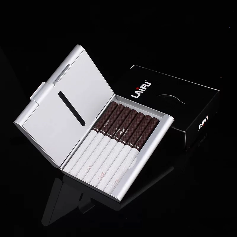 2019 LAIFU Metal Aluminum Travel Cigarette Case Waterproof Portable Hold 20pcs